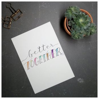 Handlettering  Karten Workshop 14.02.2026