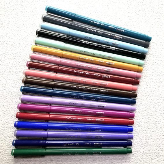 Brushpens LePen Flex 6er Set Jewel im Etui – Bild 4