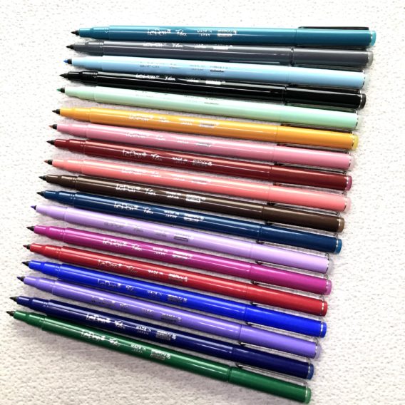 Brushpens LePen Flex 6er Set Jewel im Etui – Bild 2