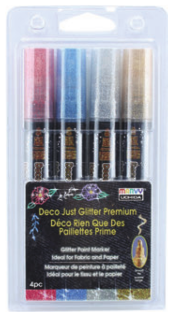 Just Glitter Premium 4 Farben Set